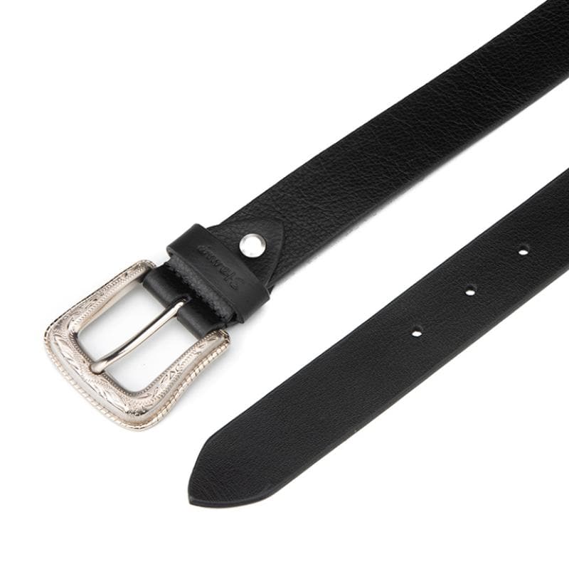 Cinturón de mujer Stamp en Piel 90 negro