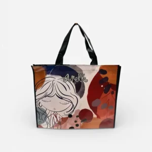 Bolsa Shopper multicolor Anekke Colección Alma SS25 frontal