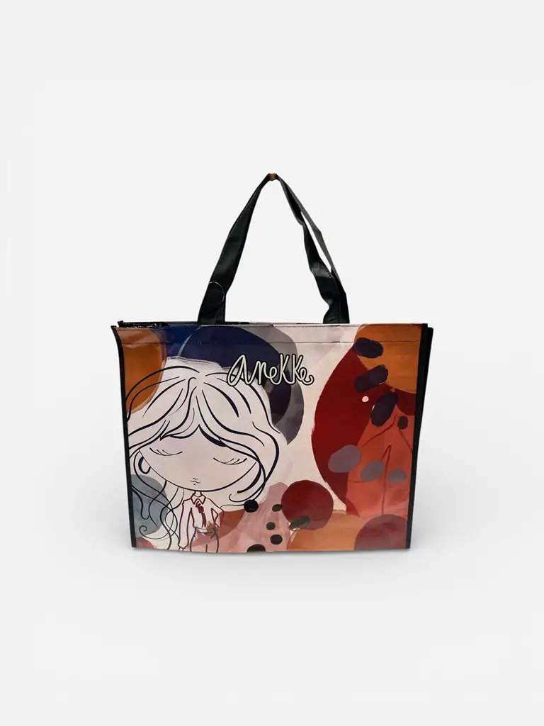 Bolsa Shopper multicolor Anekke Colección Alma SS25 frontal