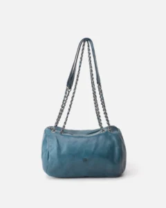 LOL1L_01_A7 Bolso de hombro piel petroleo Lolo BIBA