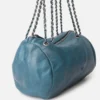 Bolso de hombro piel petroleo Lolo BIBA