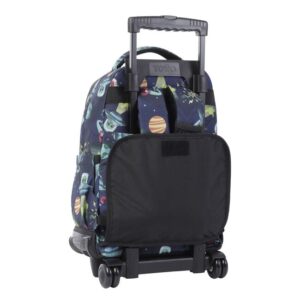 Mochila escolar con ruedas planetas y aliens