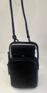Mini bandolera portamovil space Silver Negro Pepe Moll
