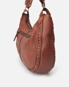 POR11L_06_8 Bolso de hombro ovalado piel cuero Portland BIBA
