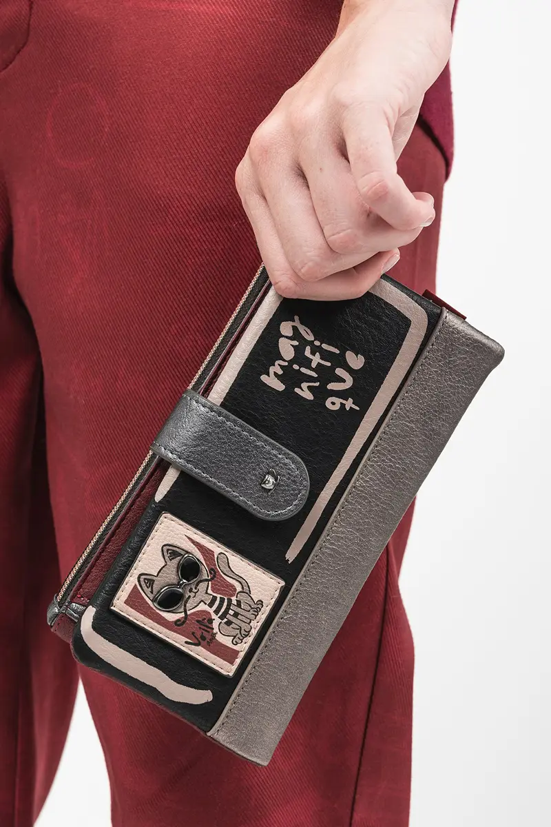 Billetero blando grande Anekke Parisian