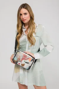 Bandolera estampada Anekke Eikon