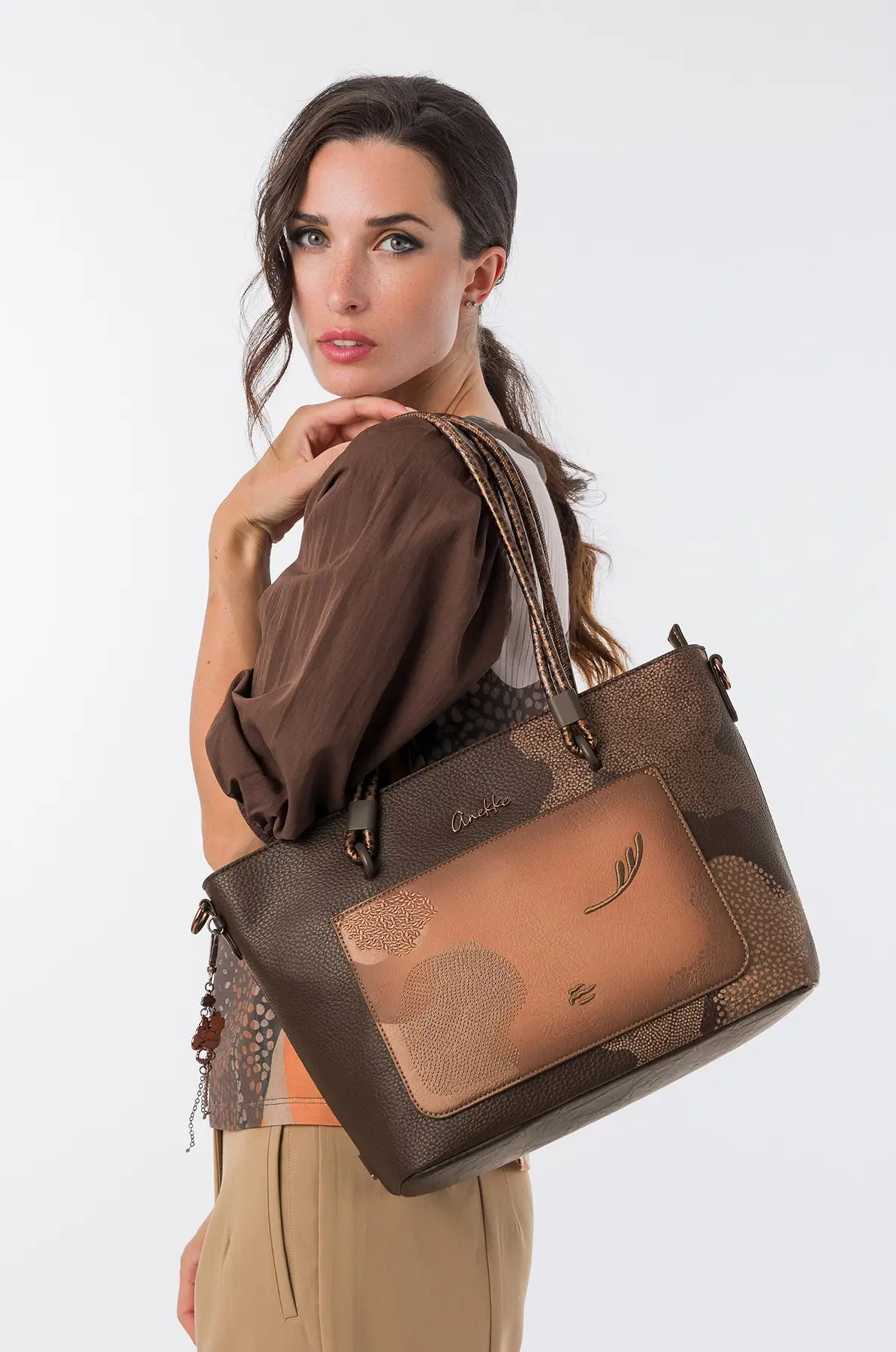 Bolso de hombro shopper Anekke Voyage
