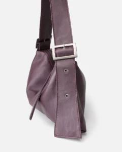 VIV1L_05_38 Bolso de hombro piel púrpura Vivian BIBA