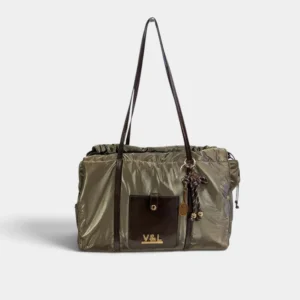 Bolso de hombro metalizado Cedro Victorio & Lucchino