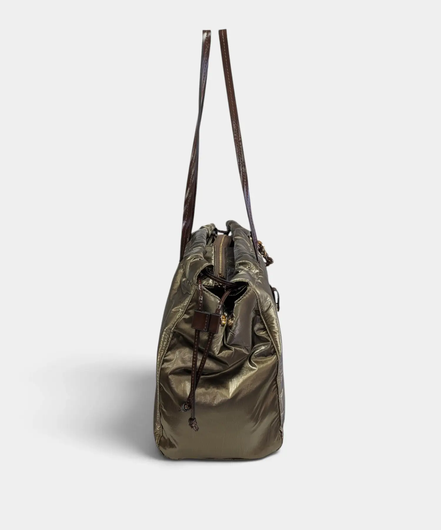 Bolso de hombro metalizado Cedro Victorio & Lucchino - Imagen 4
