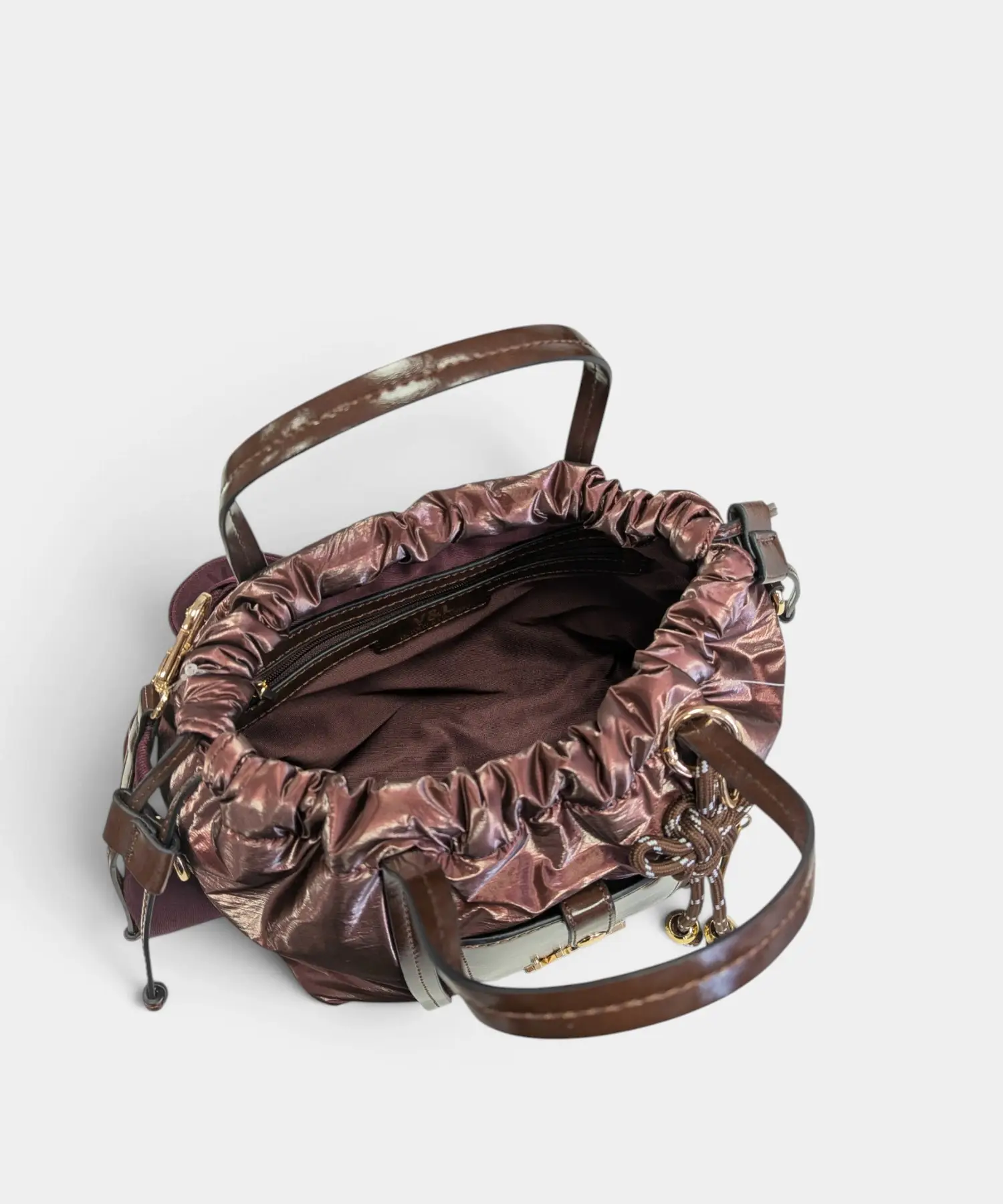 Bolso de mano con bandolera Cedro Victorio & Lucchino - Imagen 4