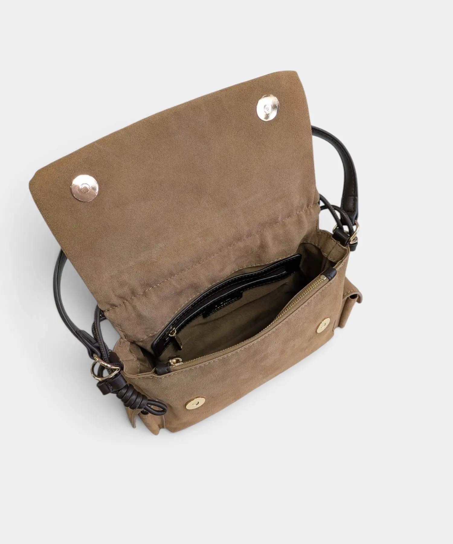 Bolso de mano con bandolera Nogal Victorio & Lucchino - Imagen 3