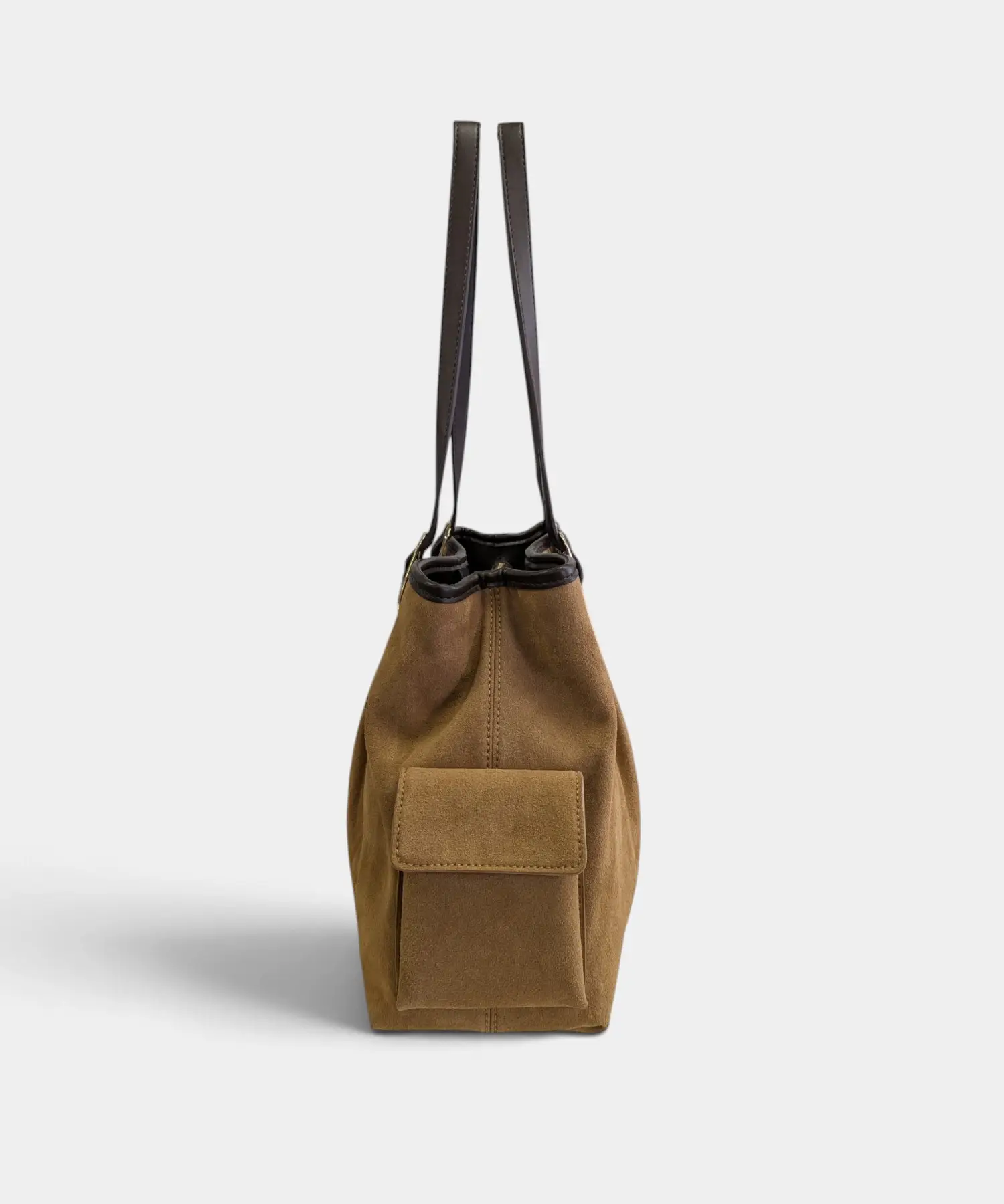 Bolso de hombro shopper Nogal Victorio & Lucchino - Imagen 4