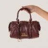 Mini bolso de mano con bandolera Olivo Victorio & Lucchino - Thumbnail Image 10