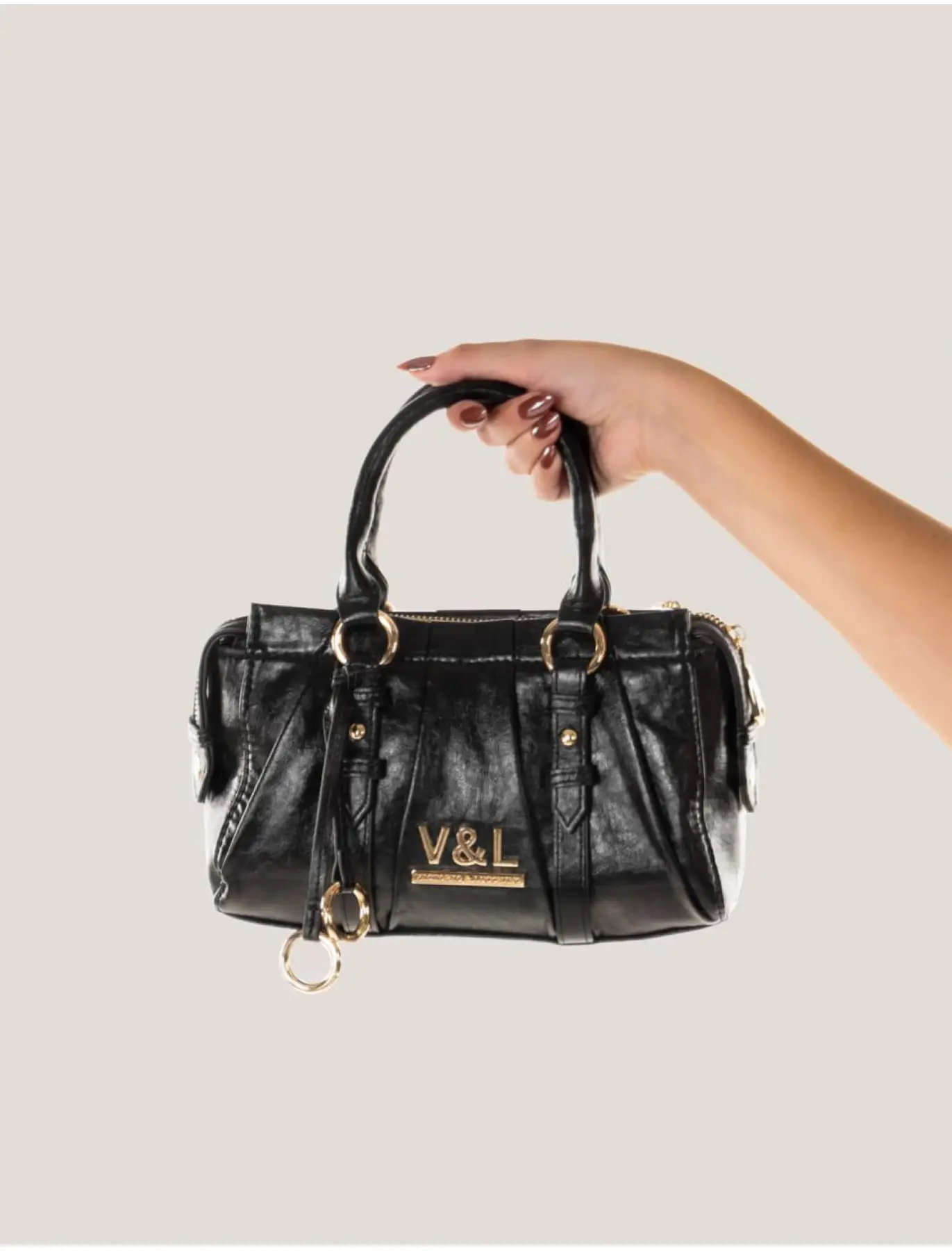 Mini bolso de mano con bandolera Olivo Victorio & Lucchino - Imagen 1