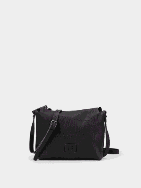 Bolso de piel biba cherster texas negro