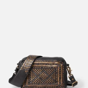 Bandolera de piel negra Lovington BIBA