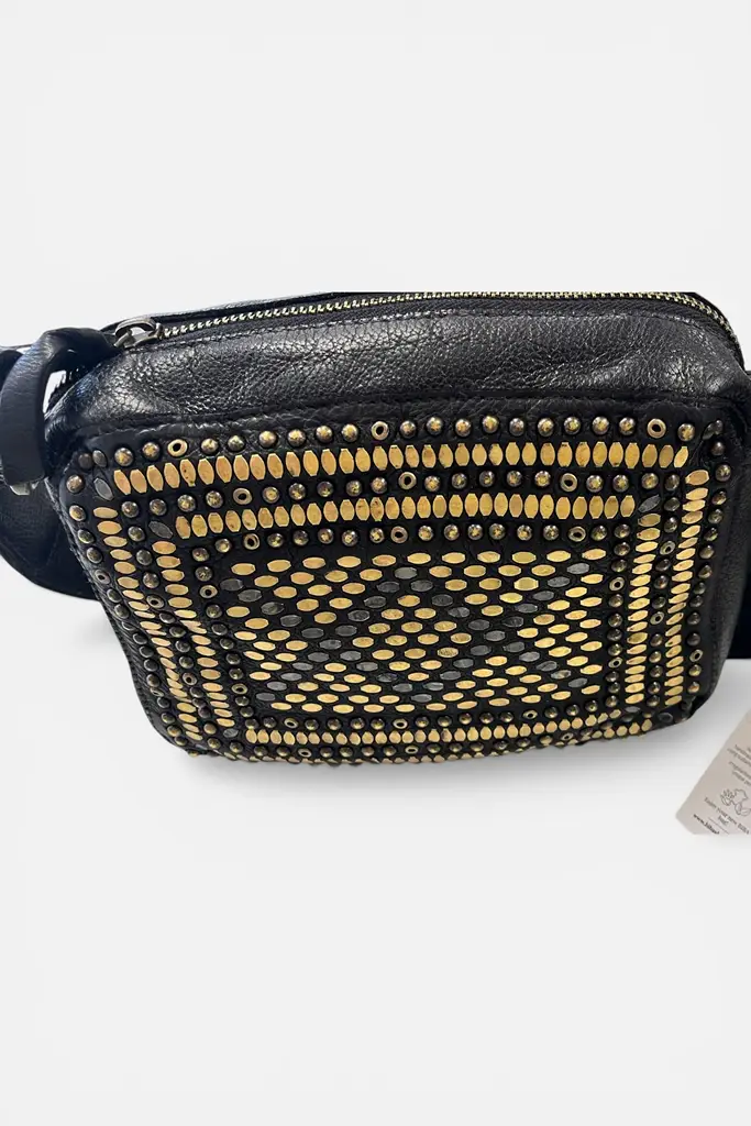 Bandolera de piel negra Lovington BIBA