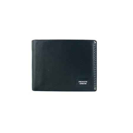 billetero hombre en piel privata urban negro 29118