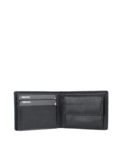 Billetero nappa negro RFID