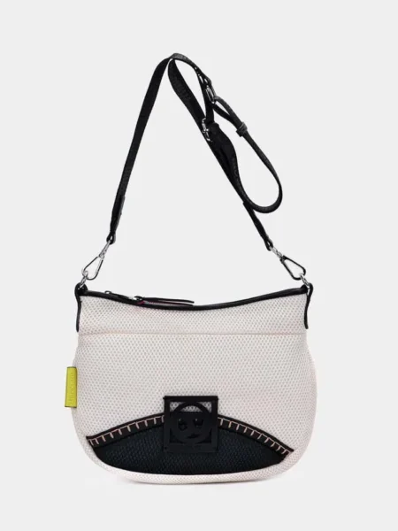 Bolso bandolera Binnari Rose Hielo Negro