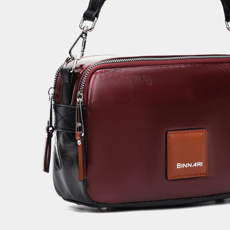 Bandolera con doble compartimento vino