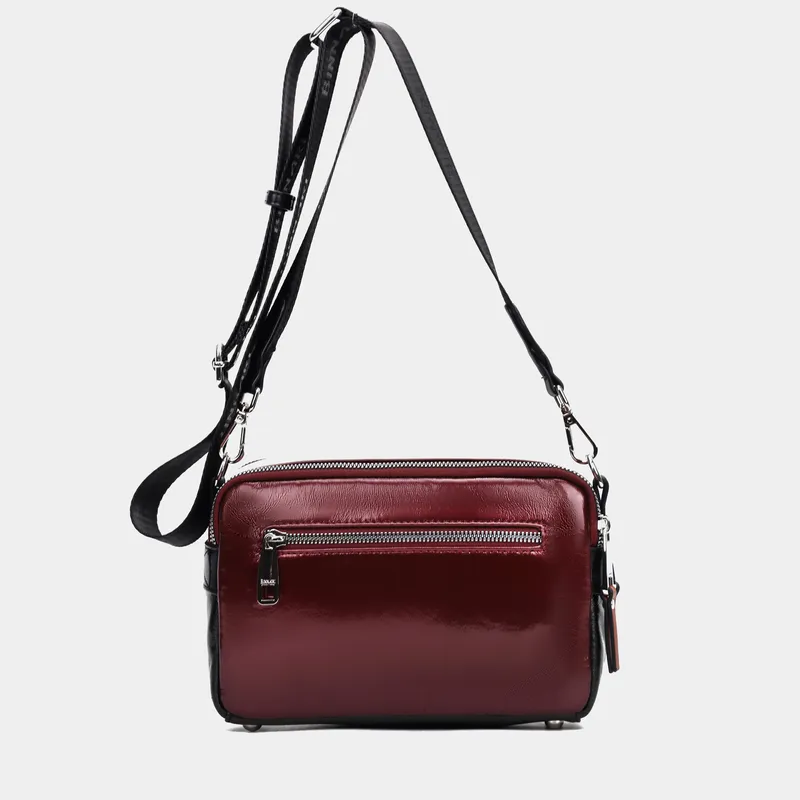 Bandolera con doble compartimento vino