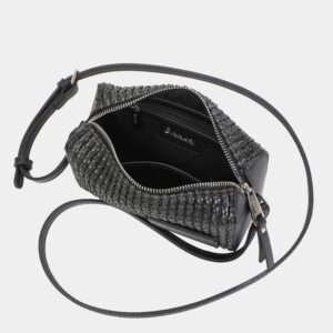 Bandolera pequeña Binnari negro