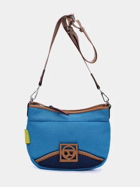 Bolso bandolera Binnari Rose Turquesa Marino