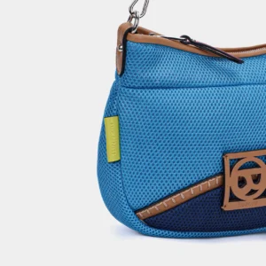 Bolso bandolera Binnari Rose Turquesa Marino