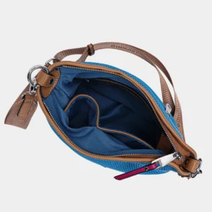 Bolso bandolera Binnari Rose Turquesa Marino