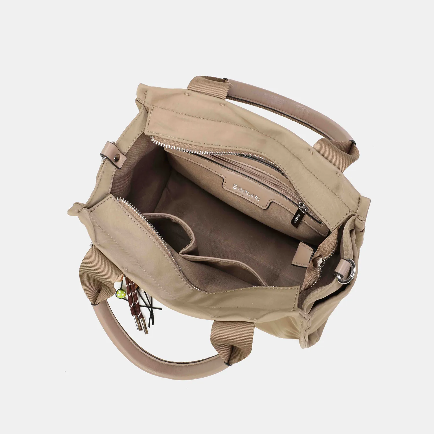 bolso bandolera xara 21154 kaki binnari i