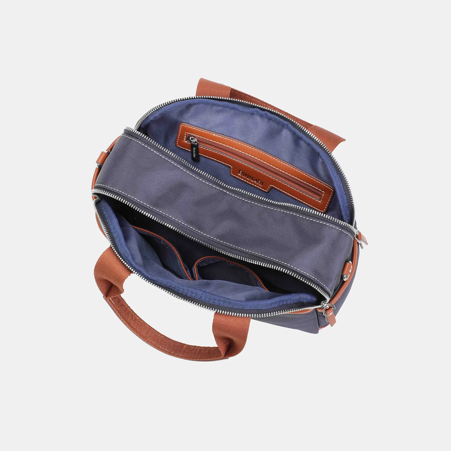 bolso bowling zinia 21182 azul binnari i
