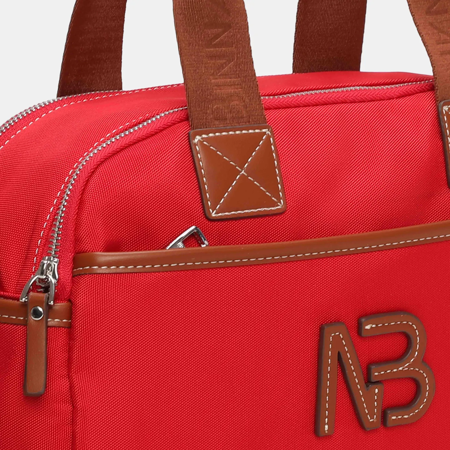 bolso bowling zinia 21182 rojo binnari d