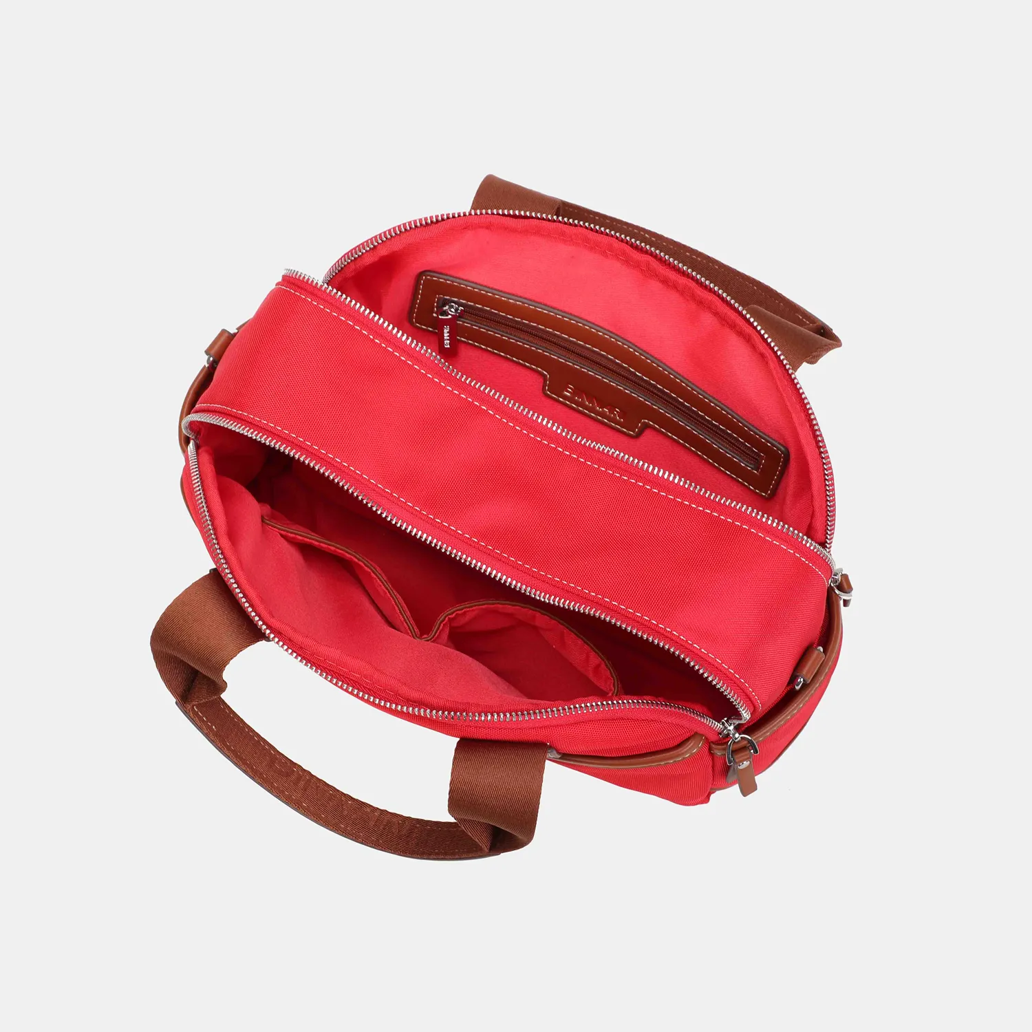 bolso bowling zinia 21182 rojo binnari i
