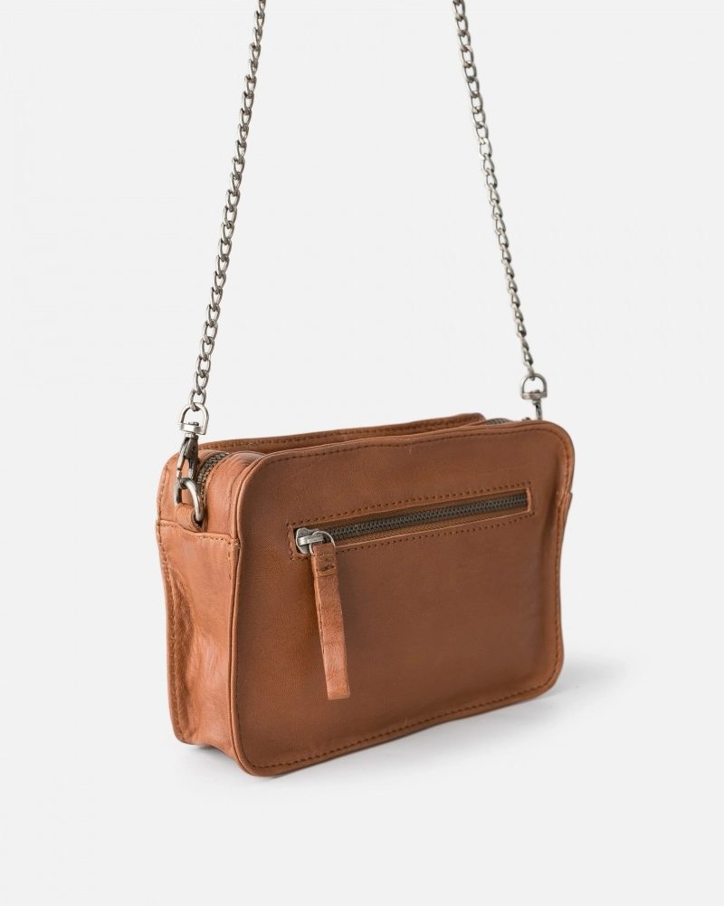 Bolso de hombro de piel Biba Logan aa cuero lateral