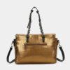 Bolso hombro camelia bronce