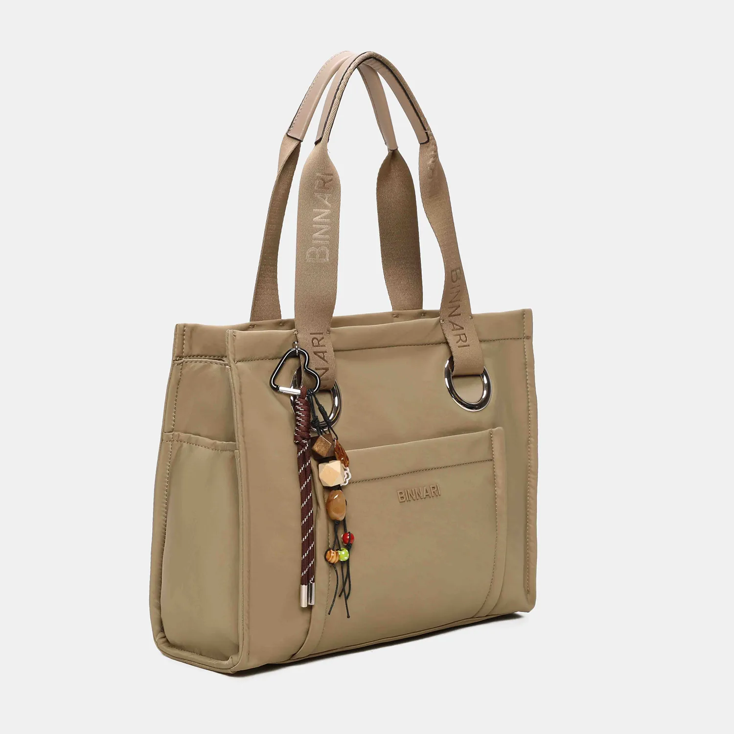 bolso-dos-asas-xara-21150-kaki-binnari-l Bolsos de hombro Xara