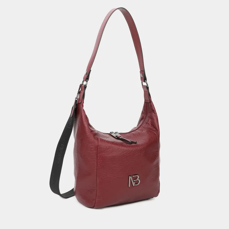 Bolso hobo Marbella burdeos