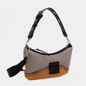 Bandolera mediana Binnari camel orange