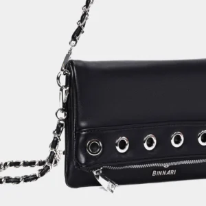 Bolso bandolera solapa Huelva negro