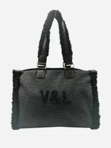 bolso shopper V&L Aura negro frontal