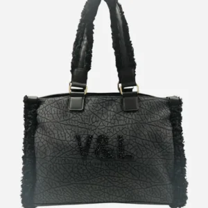 bolso shopper V&L Aura negro frontal