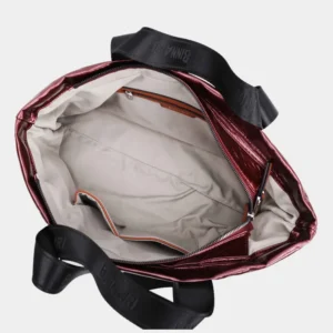 Bolso de hombro con asas de mano vino