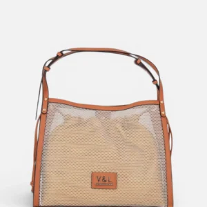 Bolso de hombro grande rejilla V&L Cairo