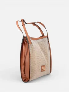 Bolso de hombro grande rejilla V&L Cairo