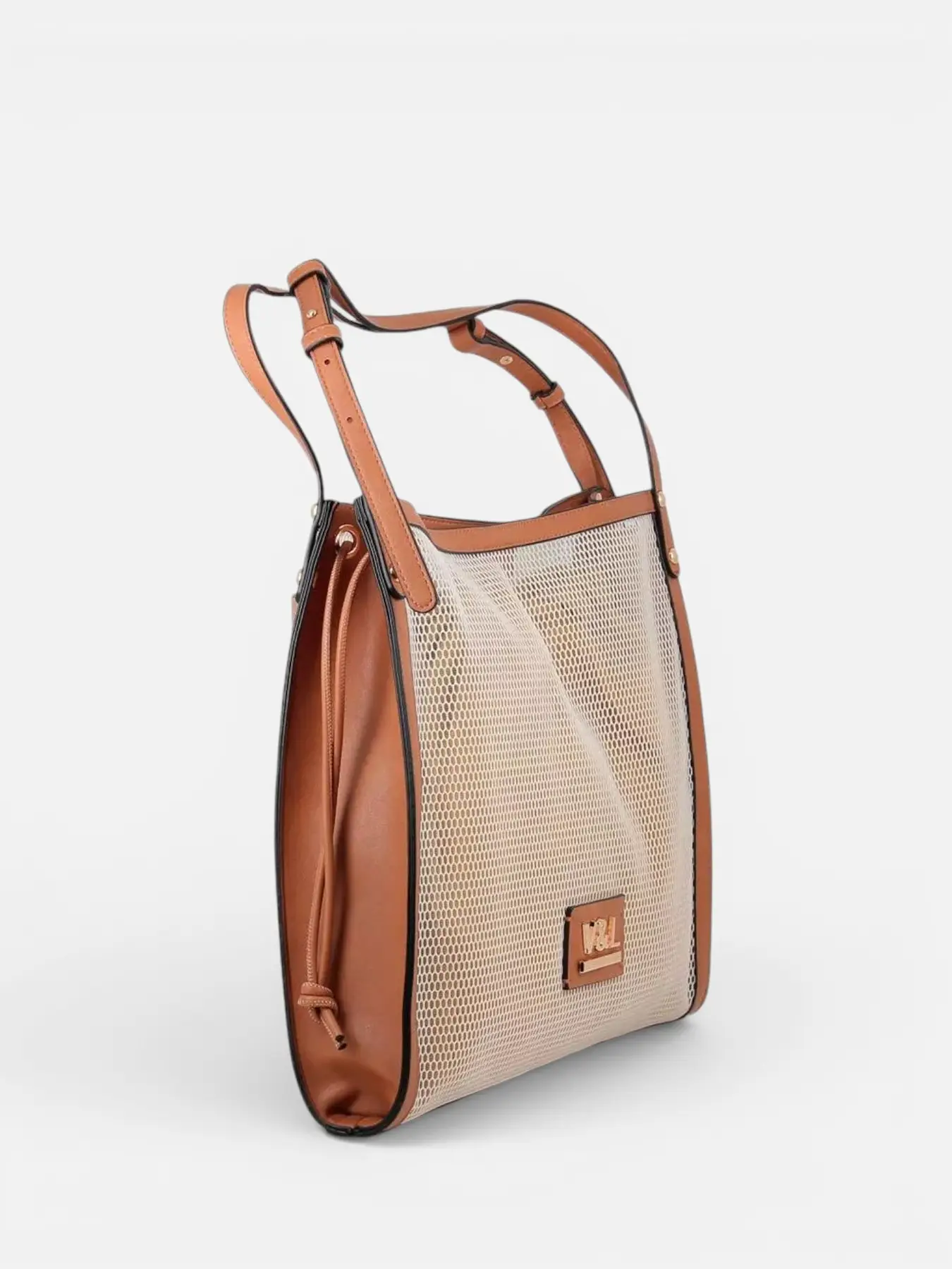 Bolso de hombro grande rejilla V&L Cairo