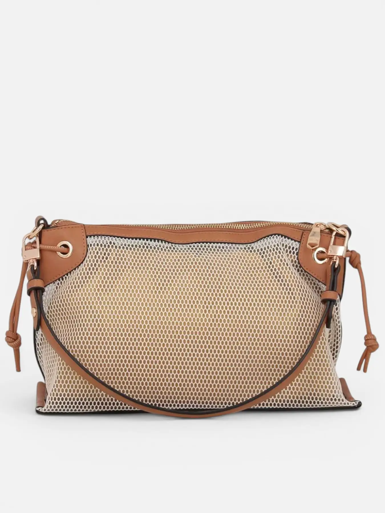 Bolso de hombro rejilla con bandolera V&L Cairo