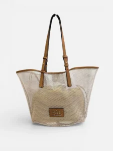 bolsos-victorio-lucchino-cairo-vl654-beige-frontal Shopper con rejilla Victorio & Lucchino Cairo