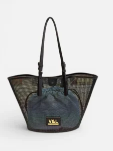 bolsos-victorio-lucchino-cairo-vl654-negro-frontal Shopper con rejilla Victorio & Lucchino Cairo